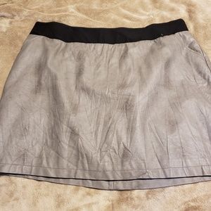 Faux Leather Skirt